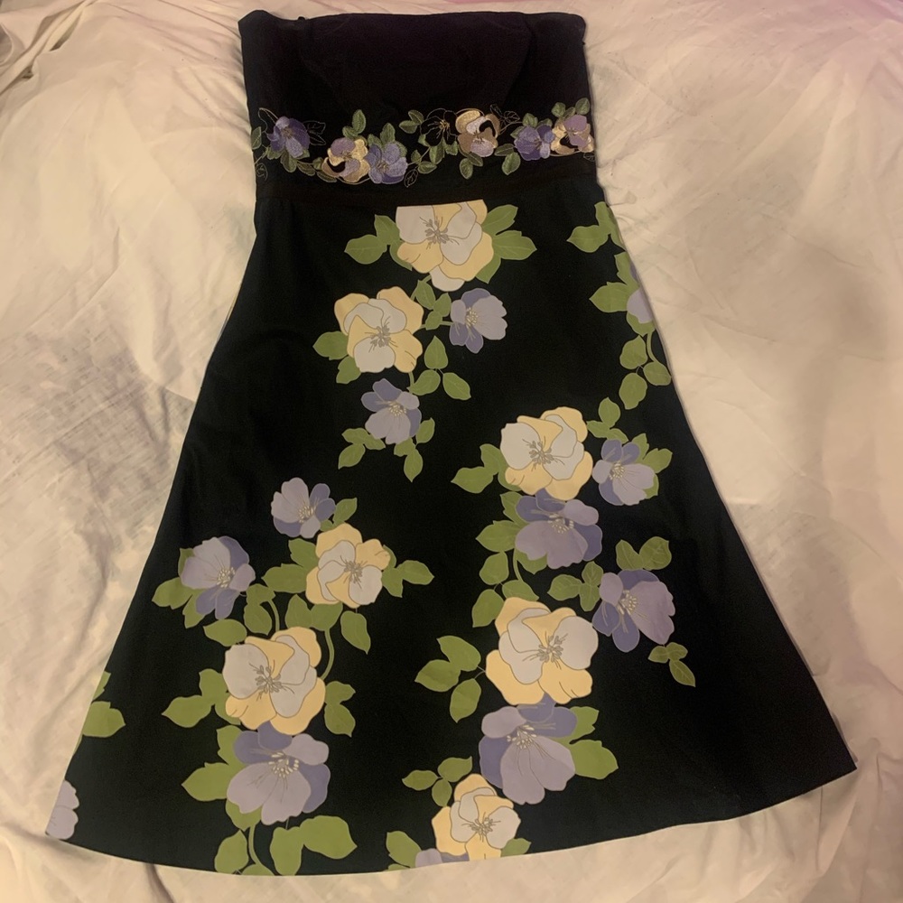 Ann Taylor LOFT floral cocktail dress